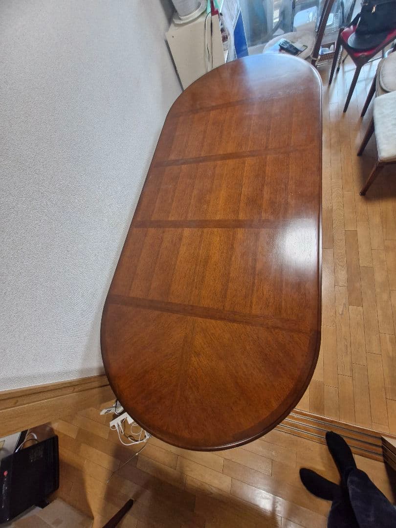 [最終値下げ！]マルニ 楕円形ダイニングテーブル 2.3M