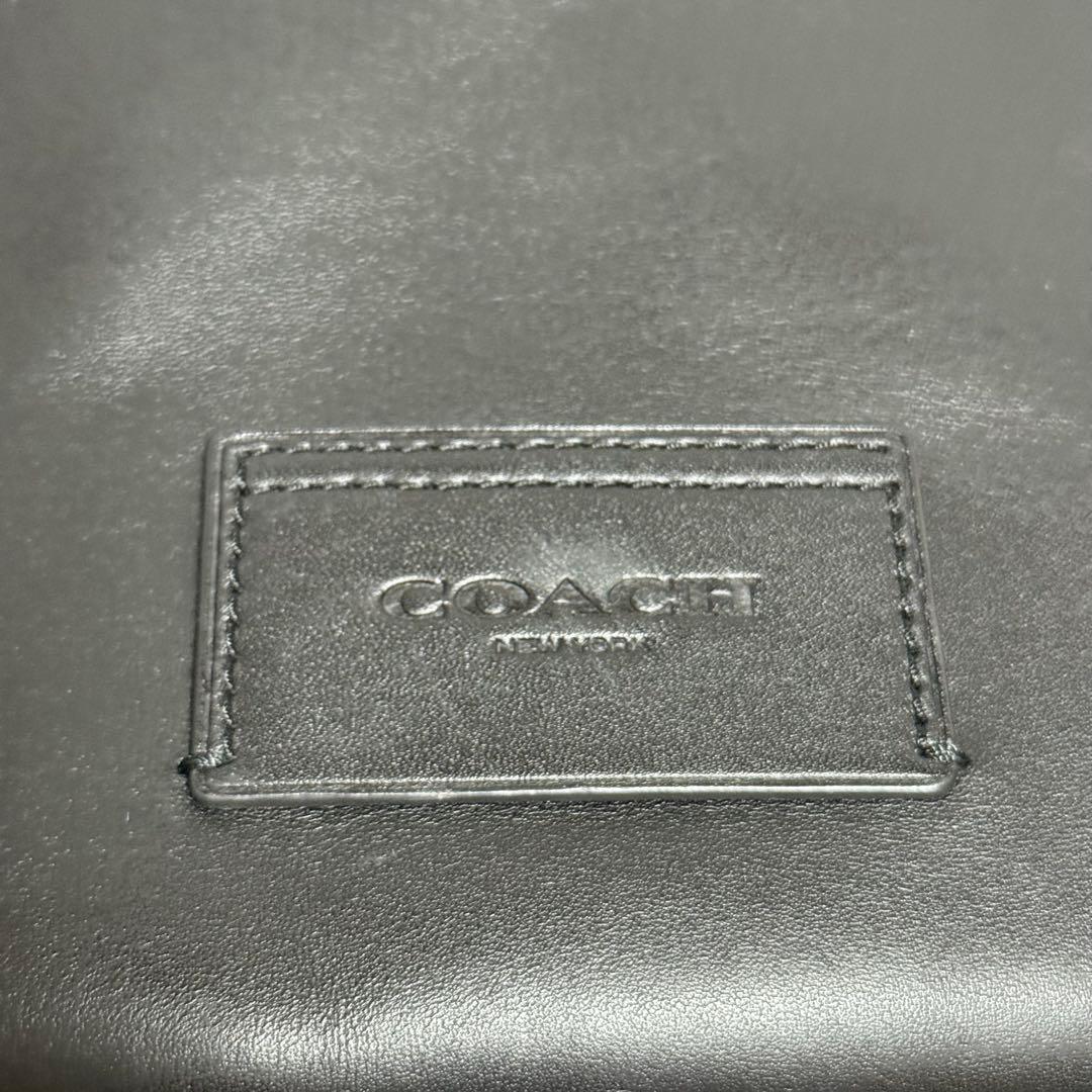 極美品⭐️ コーチ　トラック　バックパック　黒　c2710 リュック　ブラック