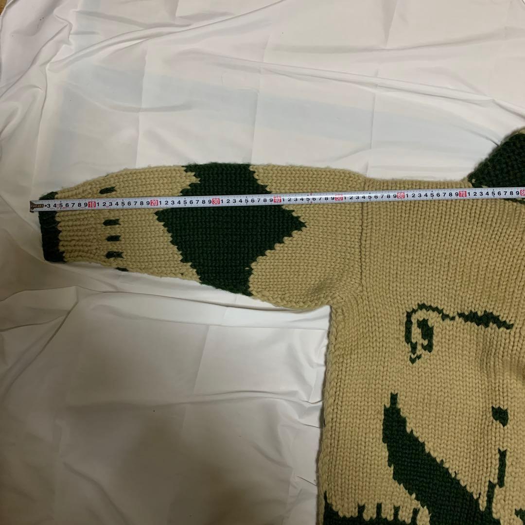 激レアKanata カナタ シロクマ　カウチンニット　セーター　カーディガン　熊