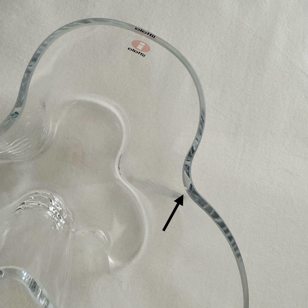 イッタラアルヴァアアルトAlvar Aaltoフラワーベースクリア