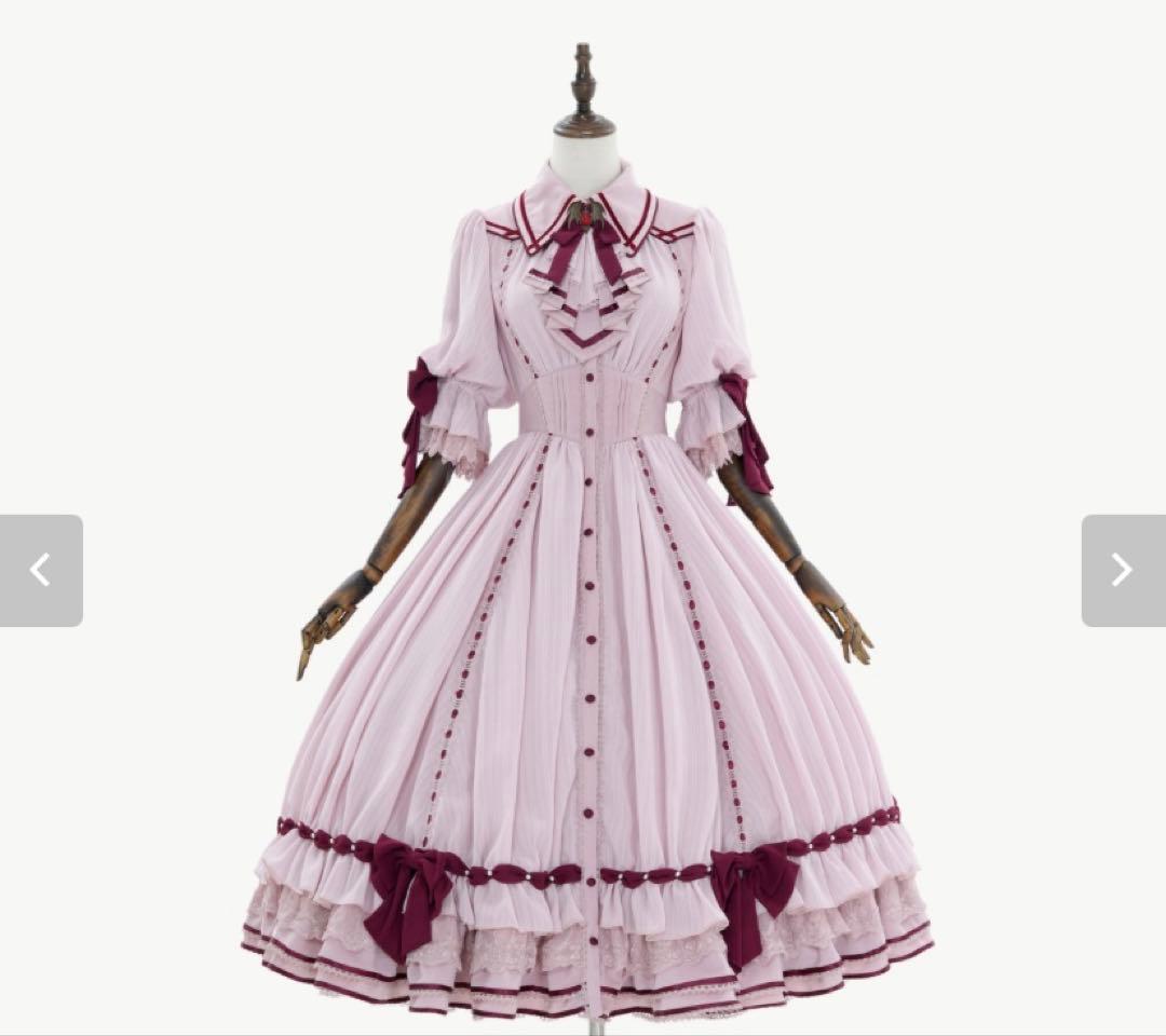 星箱works ワンピース　ピンク　東方Project フリル