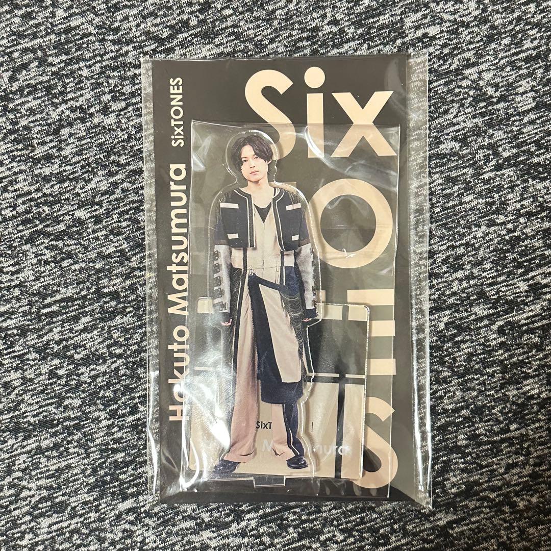 SixTONES 素顔4 （3DVD）【正規品】&松村北斗アクスタ(おまけあり)