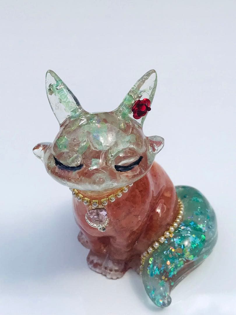 オルゴナイト狐さんNo.405