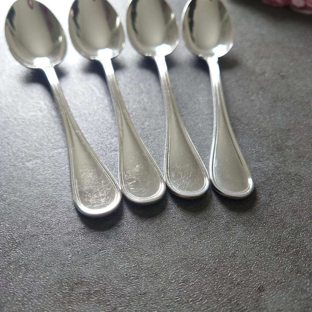 美品 クリストフル アルビ コーヒースプーン 4点