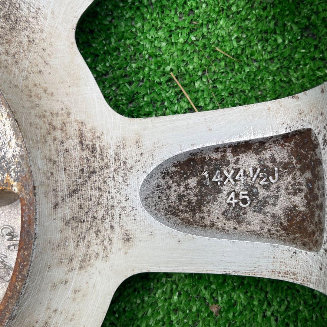 ダイハツ 純正 14インチ 4.5J +45 PCD 100 4H 4本セット