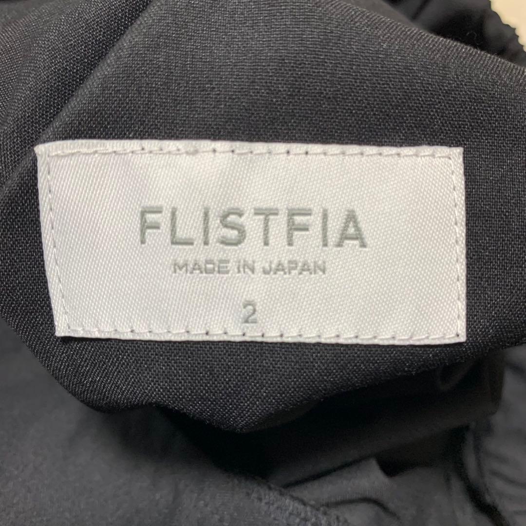極美品　FLISTFIA フリストフィア　セットアップ　切り替え素材　ブラック