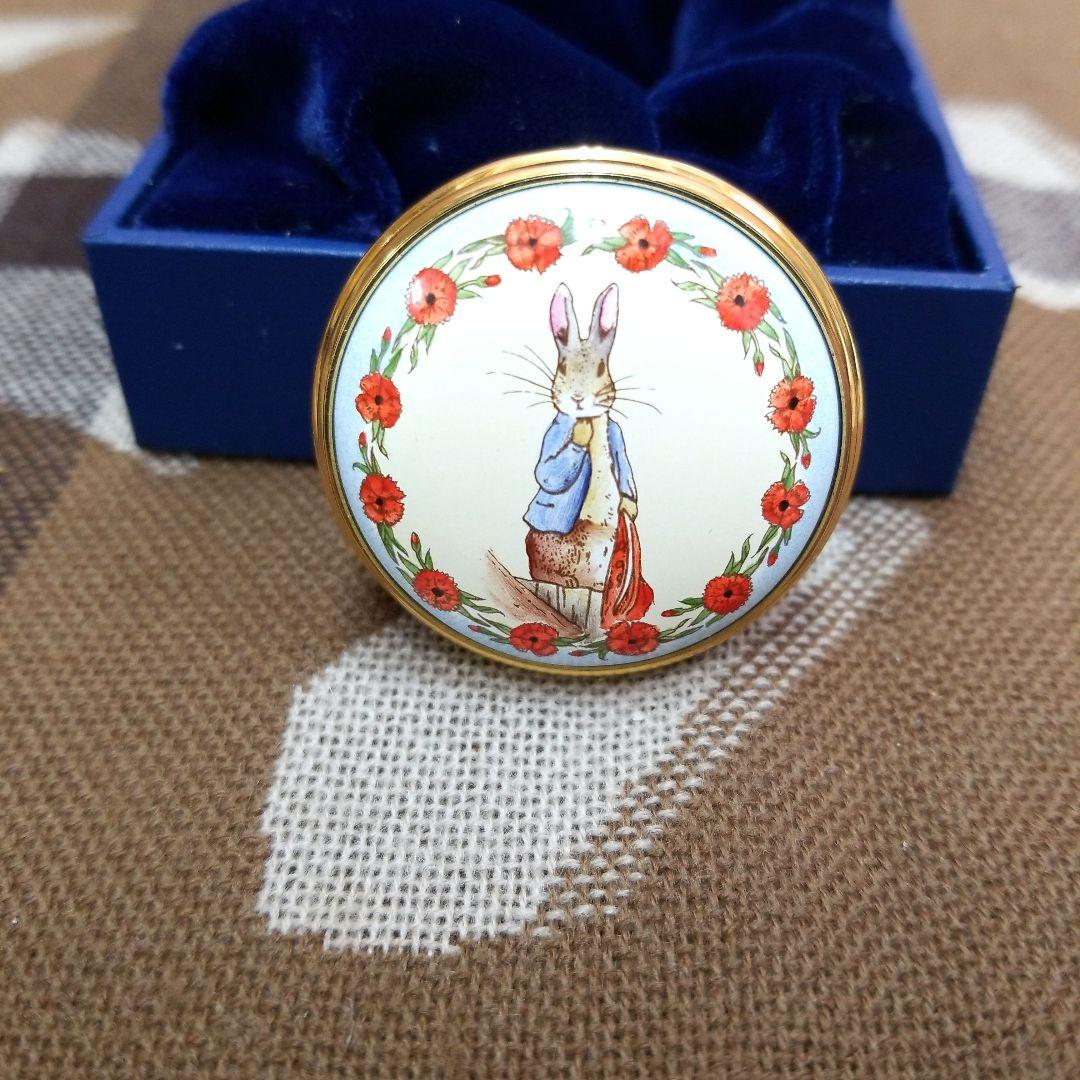 MN-2154-154☆HALCYON DAYS ENAMELSピーターラビット