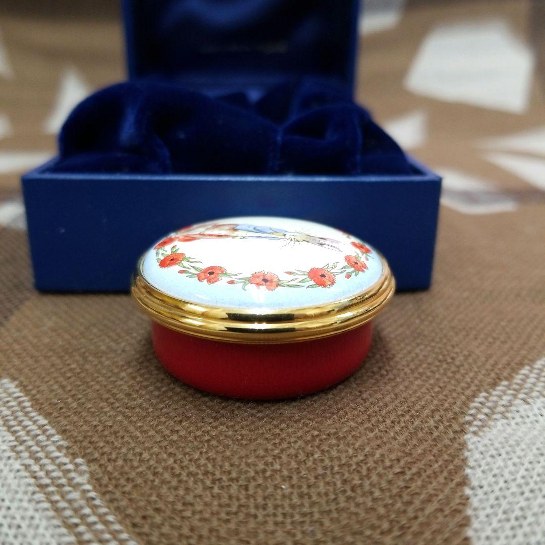 MN-2154-154☆HALCYON DAYS ENAMELSピーターラビット