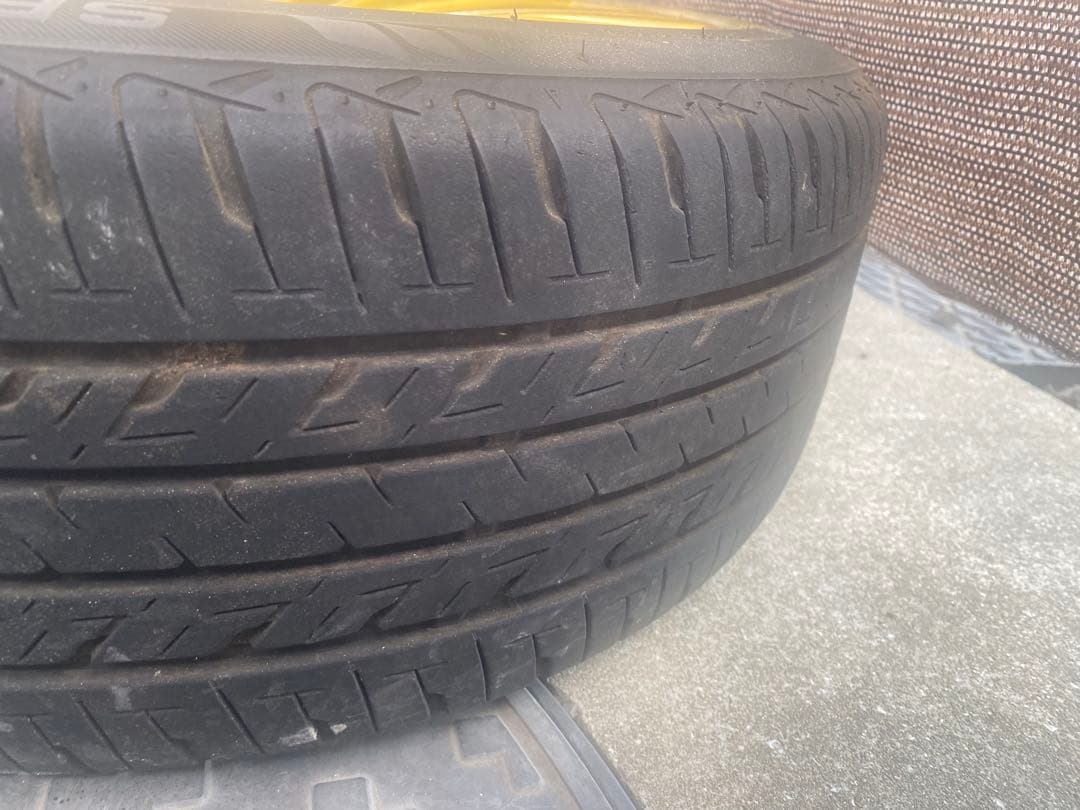 ④TTosh_T〈綺麗〉インプレッサ　純正ゴールドホイール17インチ