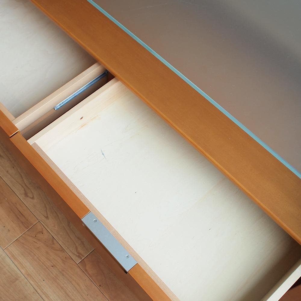 カリモク/karimoku ガラス天板 センターテーブル 引出付き