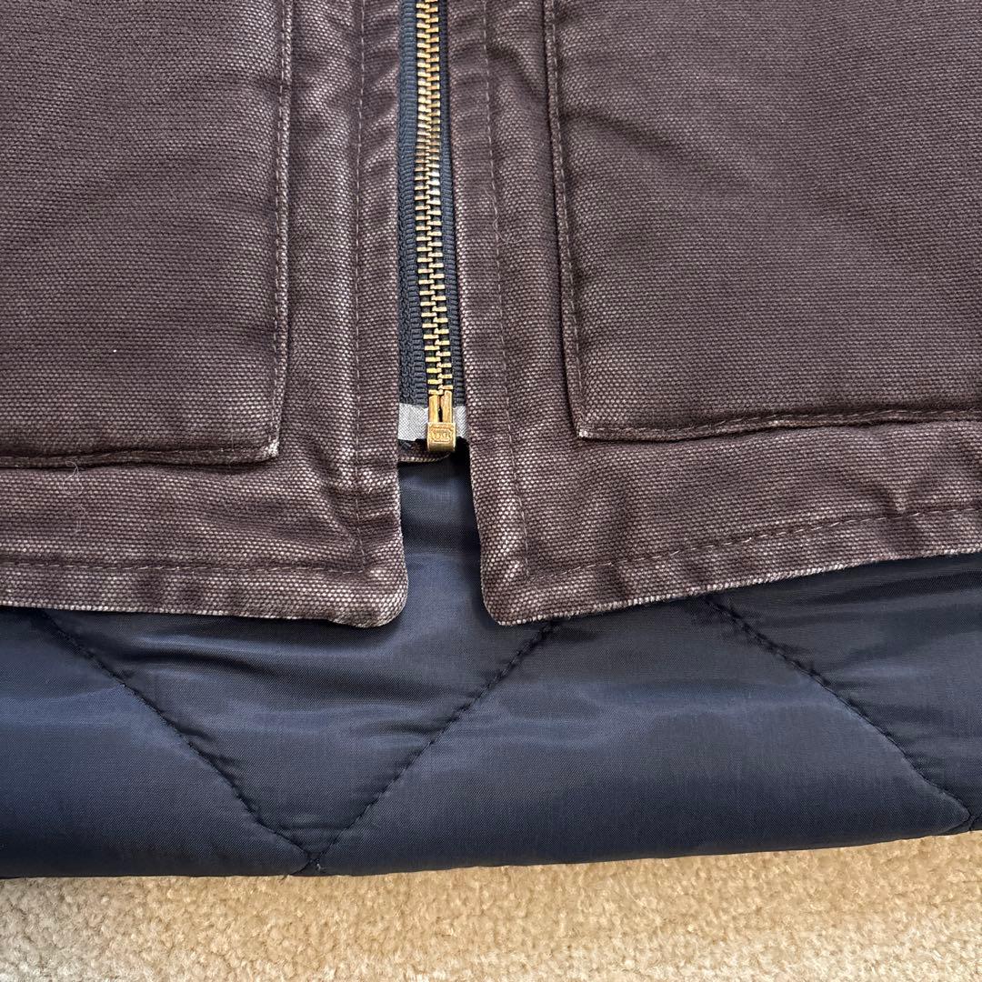 Carhartt ダックベスト ブラウン Mサイズ