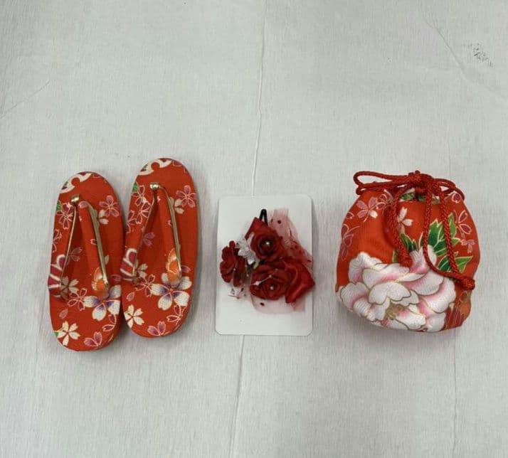 (6507)　♥ 七五三 三歳 女の子 ♥ 被布セット ♥