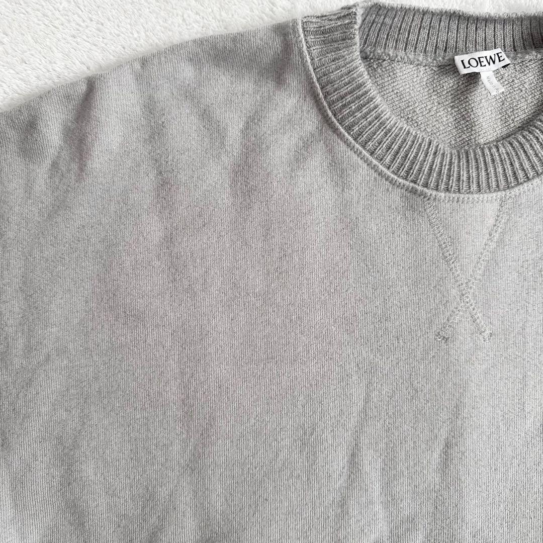 確実正規品　LOEWE スウェットシャツ オーバーサイズ　アナグラム　7分袖