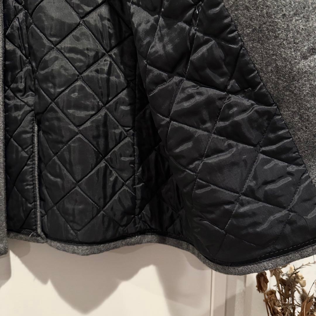 美品‼️Schott ピーコート USA製 グレー ショット キルティング 40L