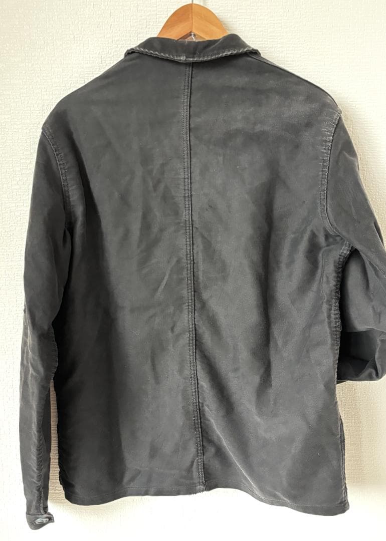 アドルフラフォン ブラックモールスキン ジャケット adolphe lafont