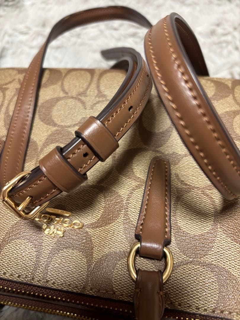 COACH コーチ シグネチャー柄2wayバッグ