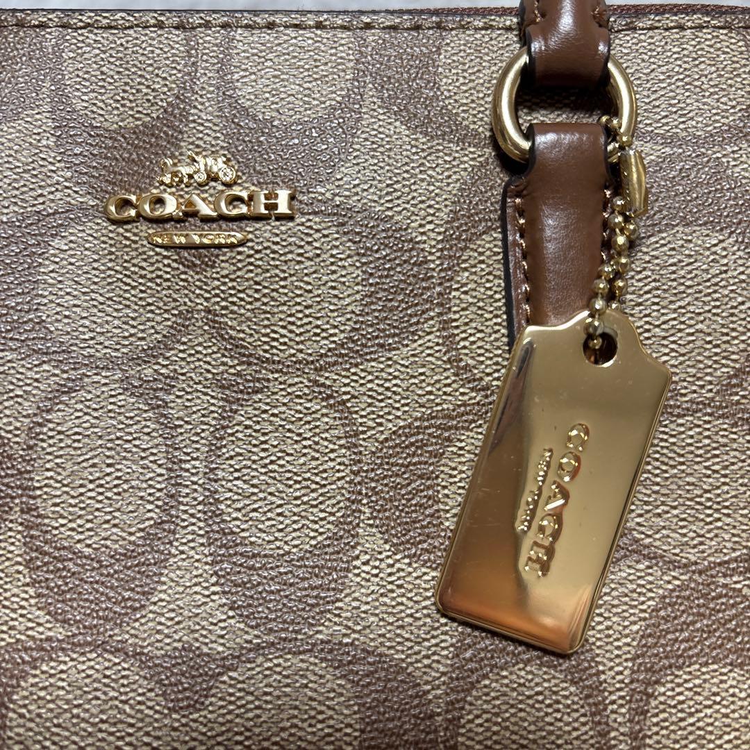 COACH コーチ シグネチャー柄2wayバッグ