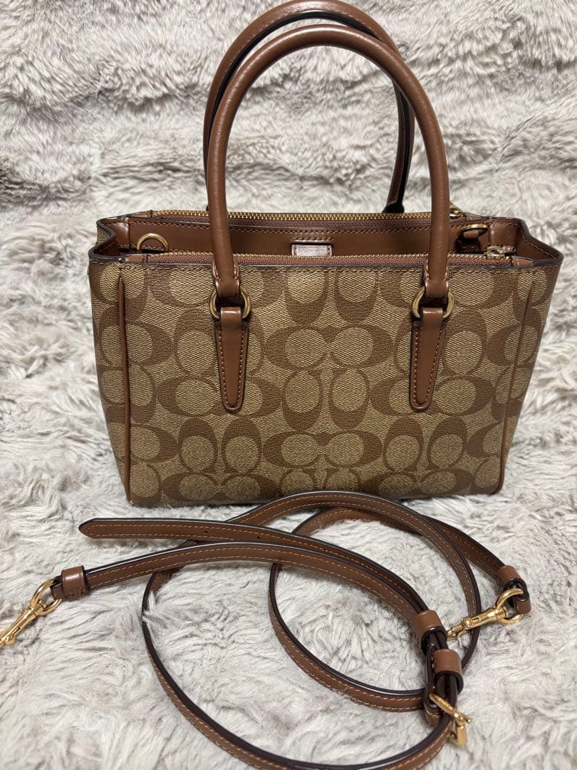 COACH コーチ シグネチャー柄2wayバッグ