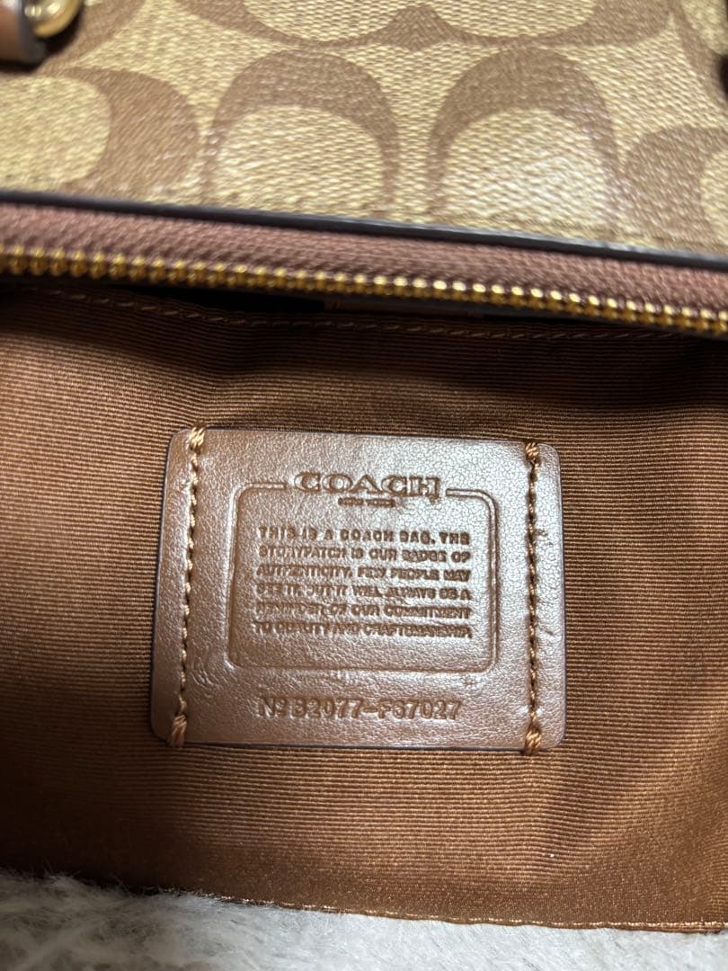 COACH コーチ シグネチャー柄2wayバッグ