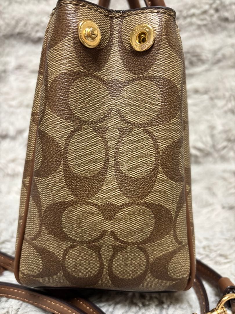 COACH コーチ シグネチャー柄2wayバッグ