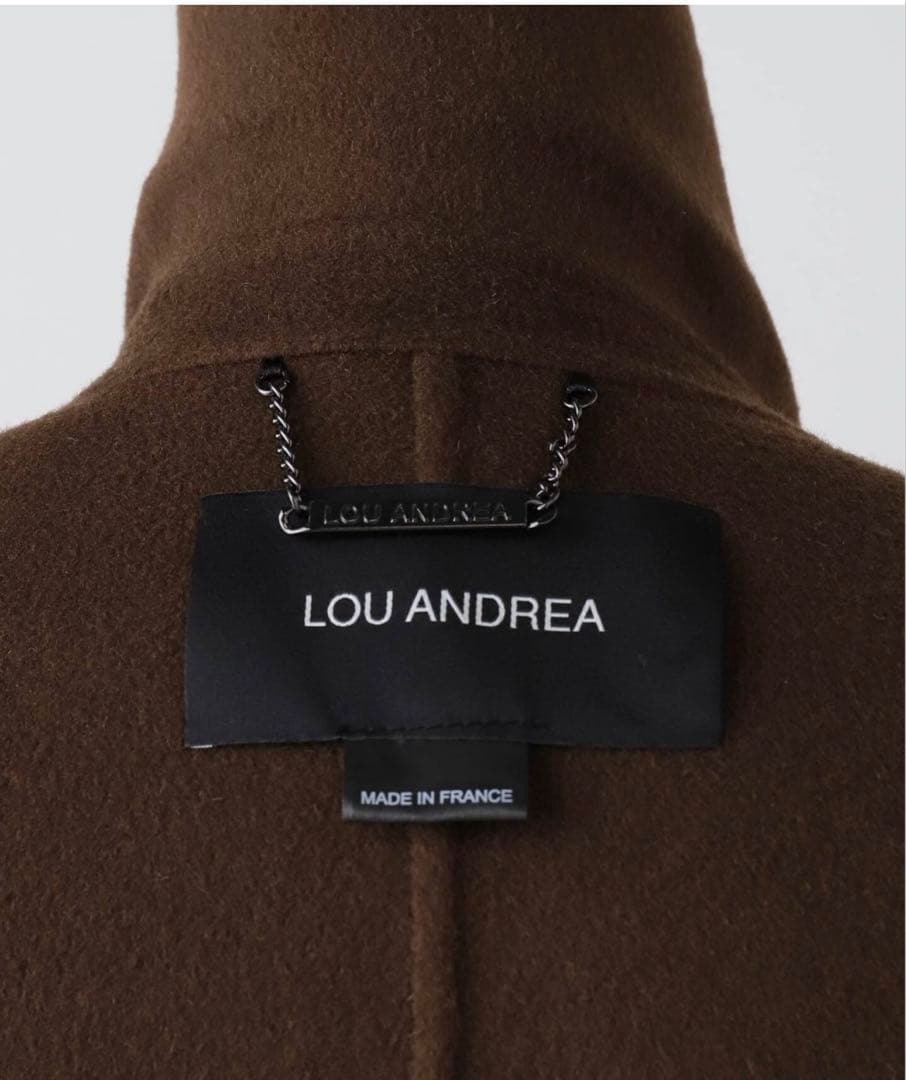 専用【LOU ANDREA/ルーアンドレア】RIB WOOL COAT