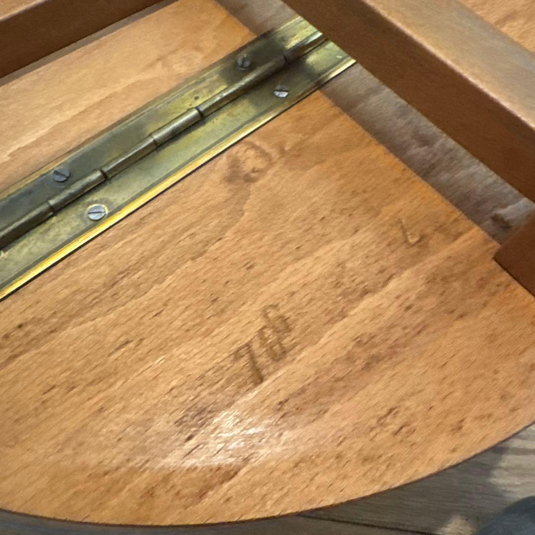 イギリスアンティーク フォールディングテーブル 天然木 折りたたみテーブル