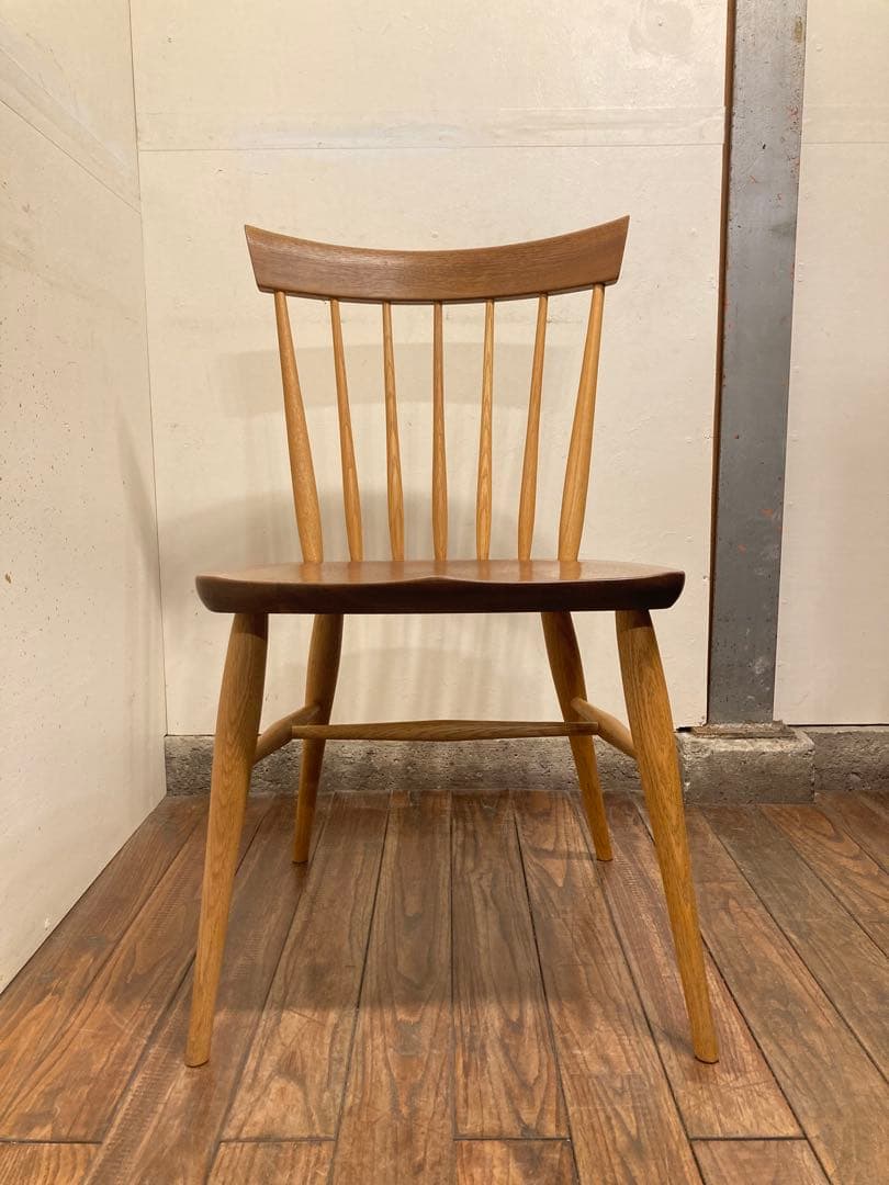柏木工 SC4K ウォールナット×オーク オイル仕上げ ウィンザーチェア A
