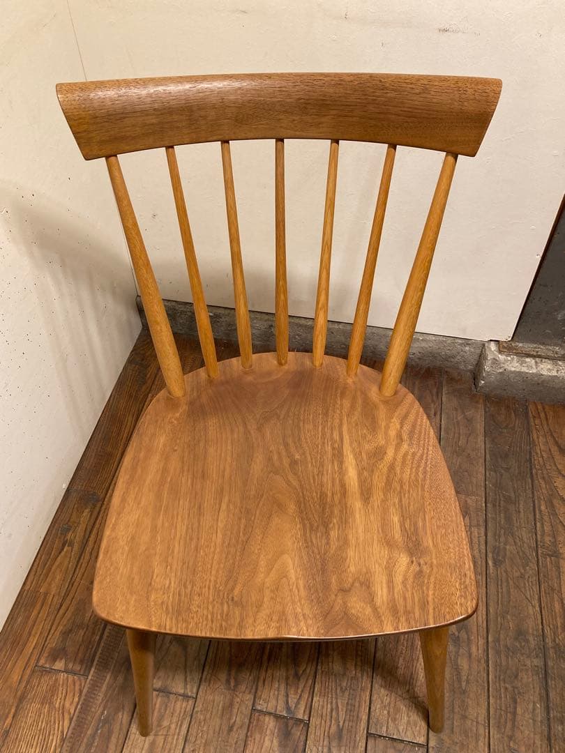 柏木工 SC4K ウォールナット×オーク オイル仕上げ ウィンザーチェア A