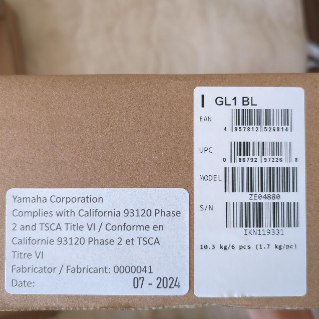 YAMAHA GL1 ギタレレ アコギ ブラック ケース付 ヤマハ ミニギター