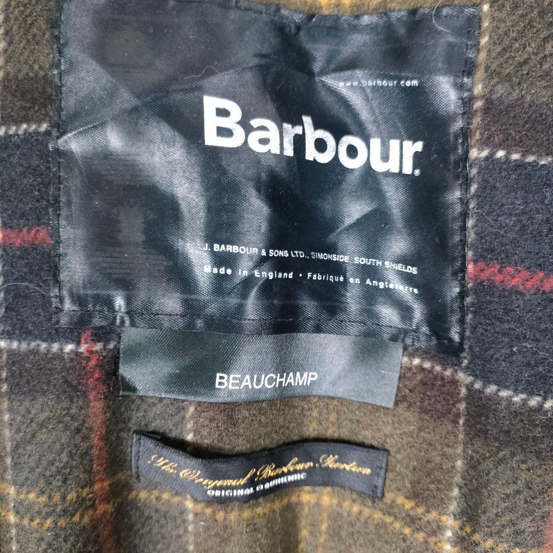 希少♪ バブアー オイルドジャケット BEAUCHAMP 英国製 茶 2XL