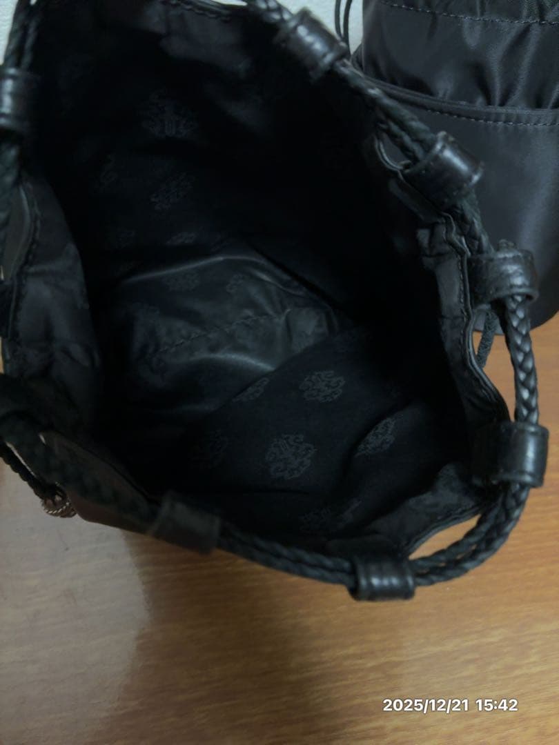 CHROME HEARTS クロムハーツ　ドローストリングサック　レザー巾着