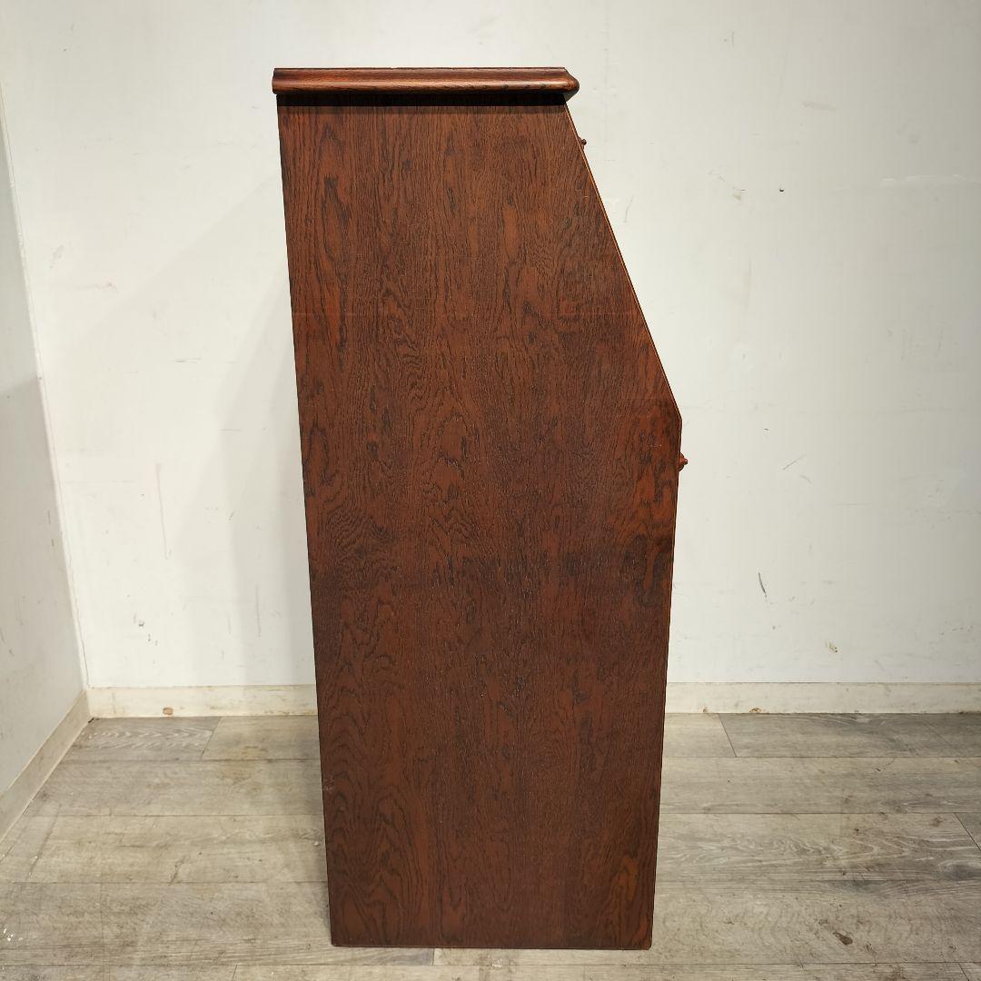 M♦ライブラリアン送料込　希少　職人堅木　ライティングビューロー　デスク