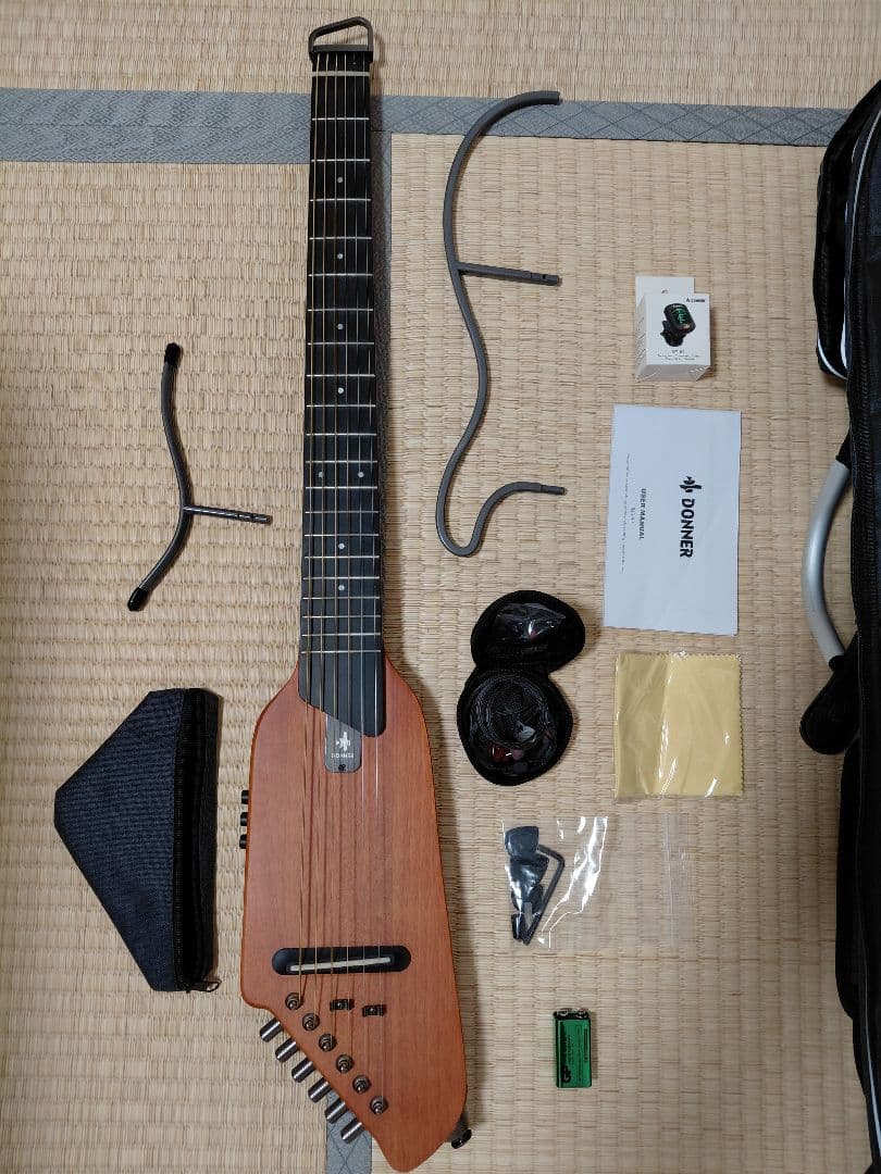 Donner HUSH-I サイレントアコースティックギター 初心者セット