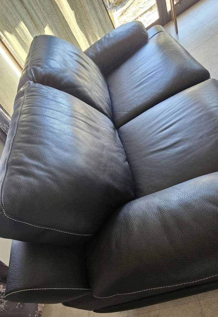 本革 3人掛けソファー