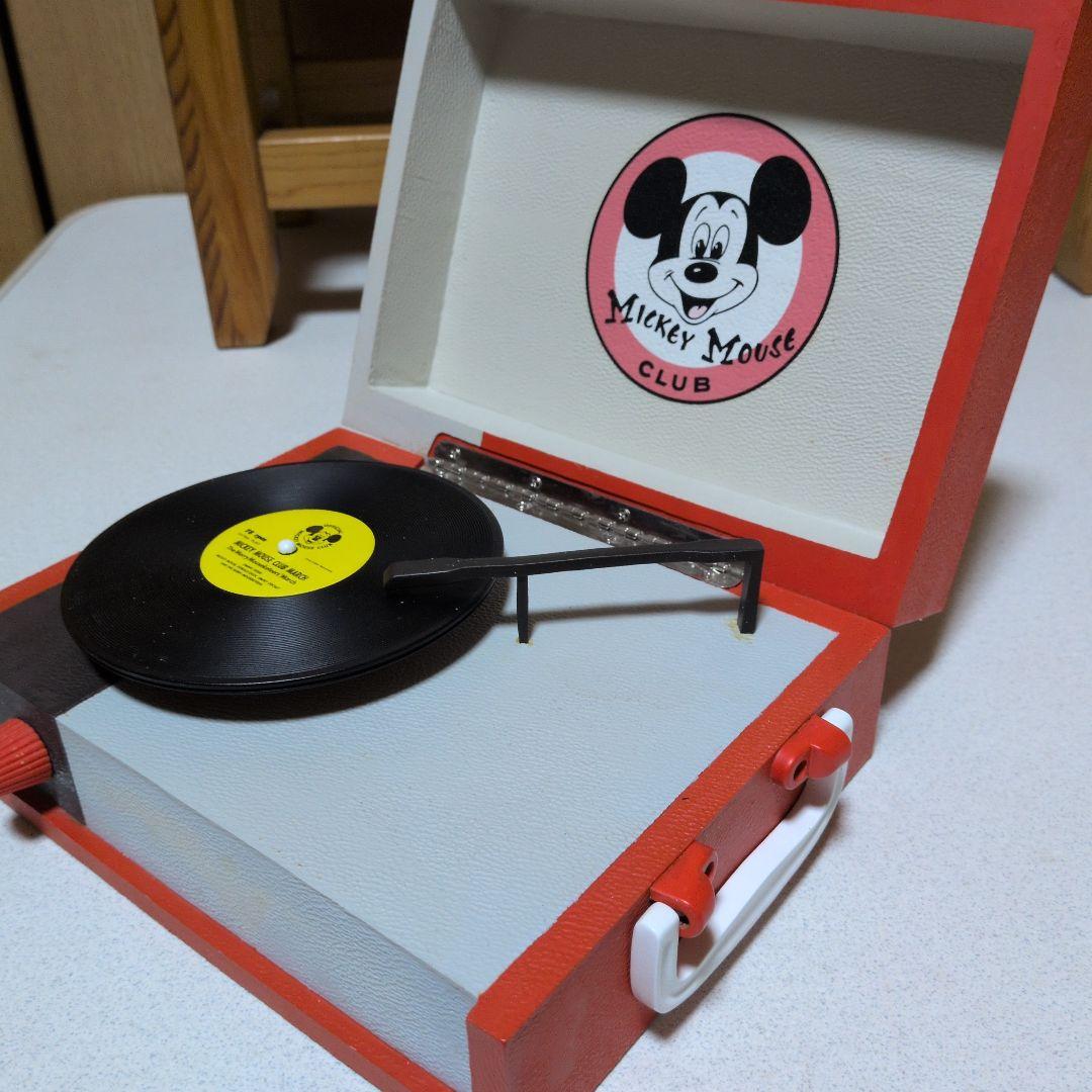 ディズニー ミッキーマウス クラブ レコードプレーヤー オルゴール 超激レア