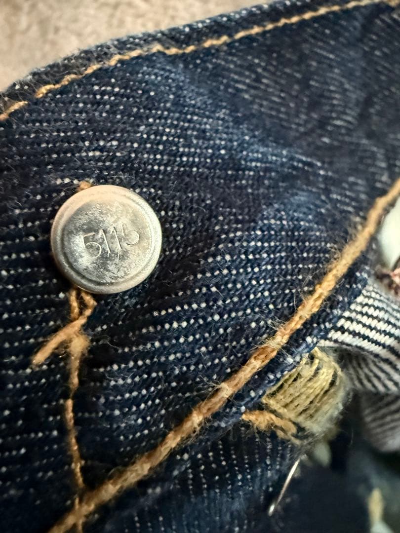 米国製リーバイス501ビッグE赤耳セルビッヂジーンズ