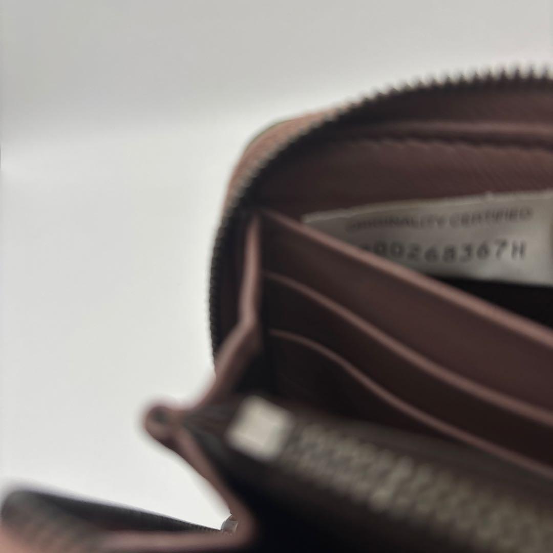 ◆正規品◆ボッティガヴェネタイントレチャート ラウンドファスナー長財布