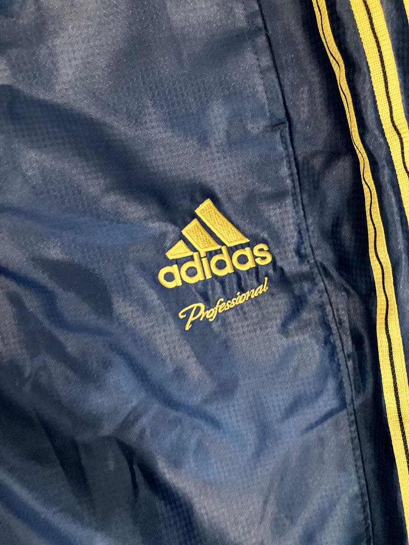 希少3XO アディダスプロフェッショナル　ジャージ上下セット　メッシュ　良配色