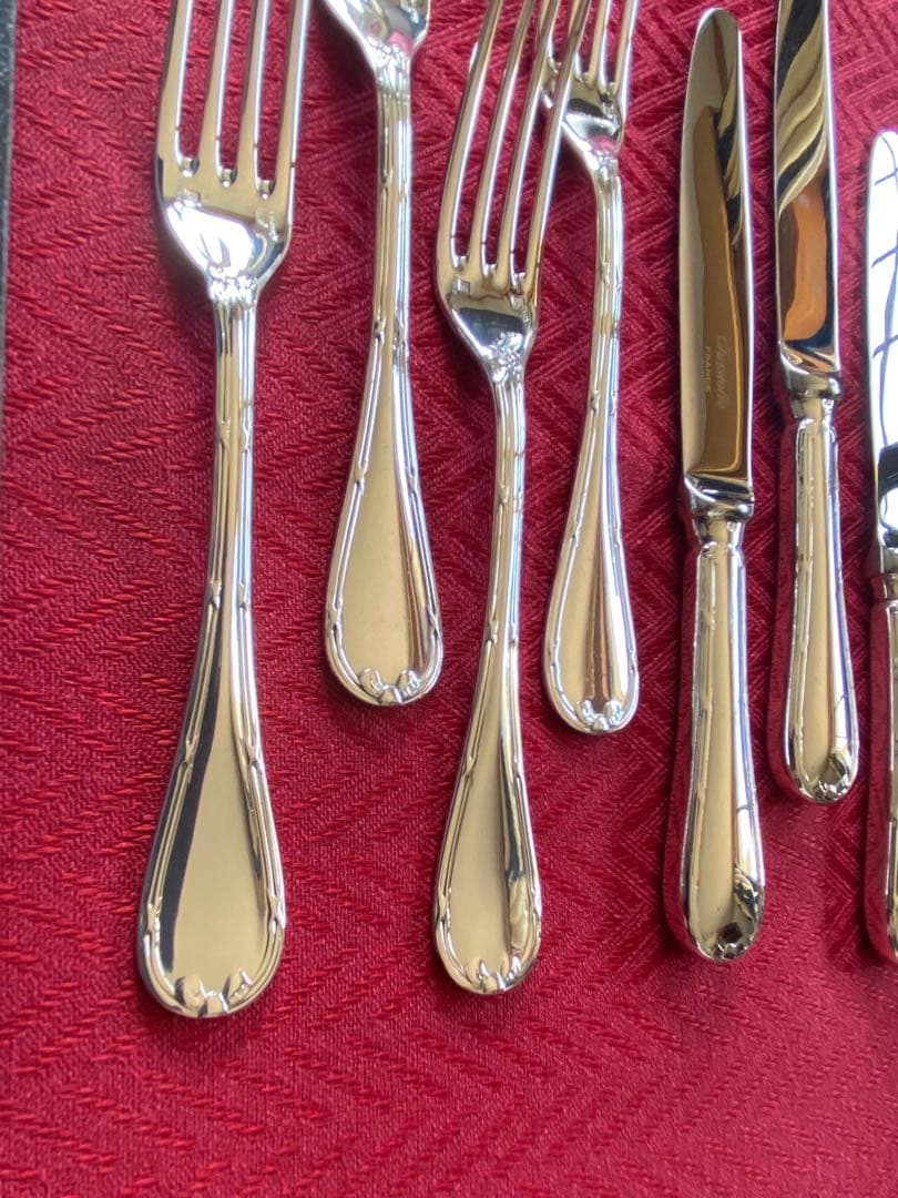 【あいさま専用商品☆美品☆】クリストフル リュバン デザートサイズ4セット