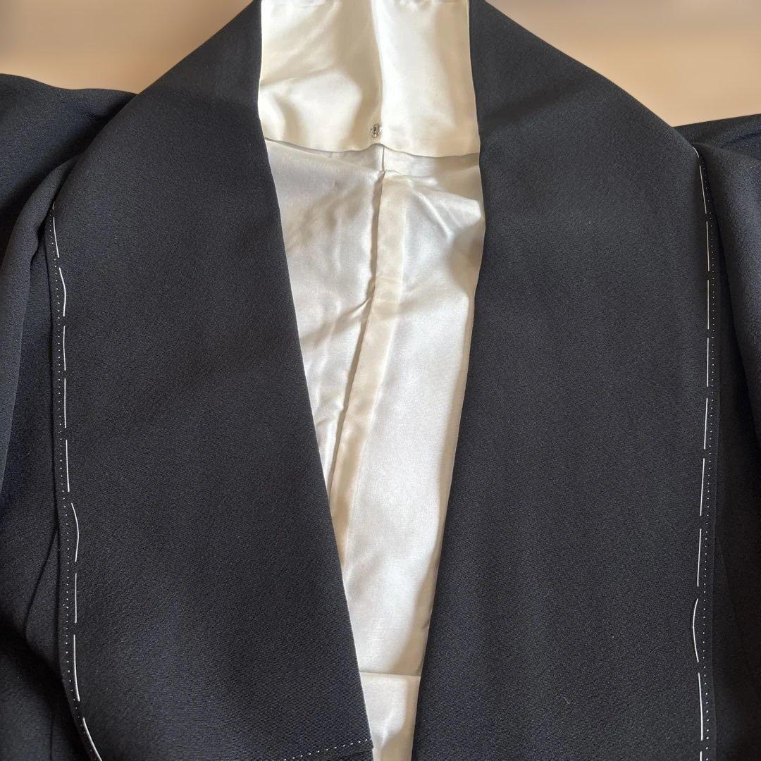 きみ　松と鶴　総刺繍　黒留袖