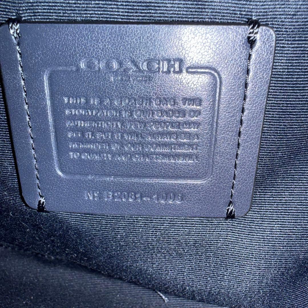 【極美品】COACH 2WAY ミニボストン ショルダーバッグ　レザー