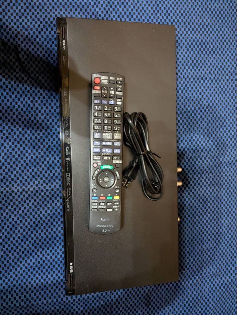 Panasonic ブルーレイレコーダー リモコン付き