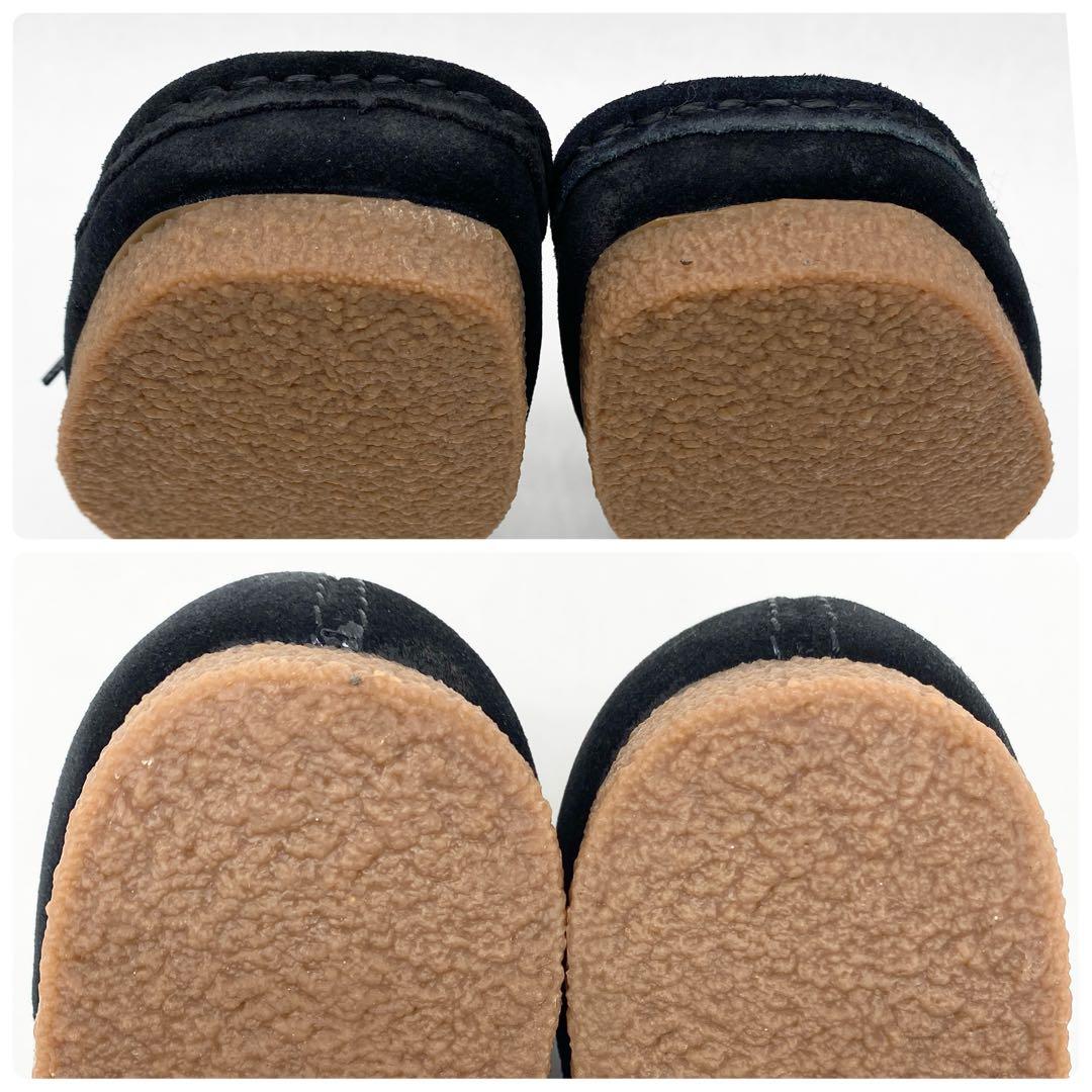 A17849 未使用 クラークス Shacre Boot ワラビー 黒 UK8