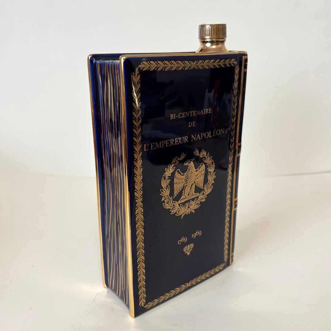 ナポレオン カミュ コニャック ブック ブルー 陶器 古酒 青 未開栓