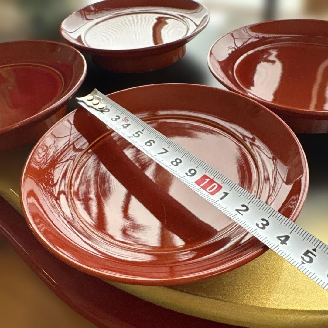 春慶塗り・椿皿