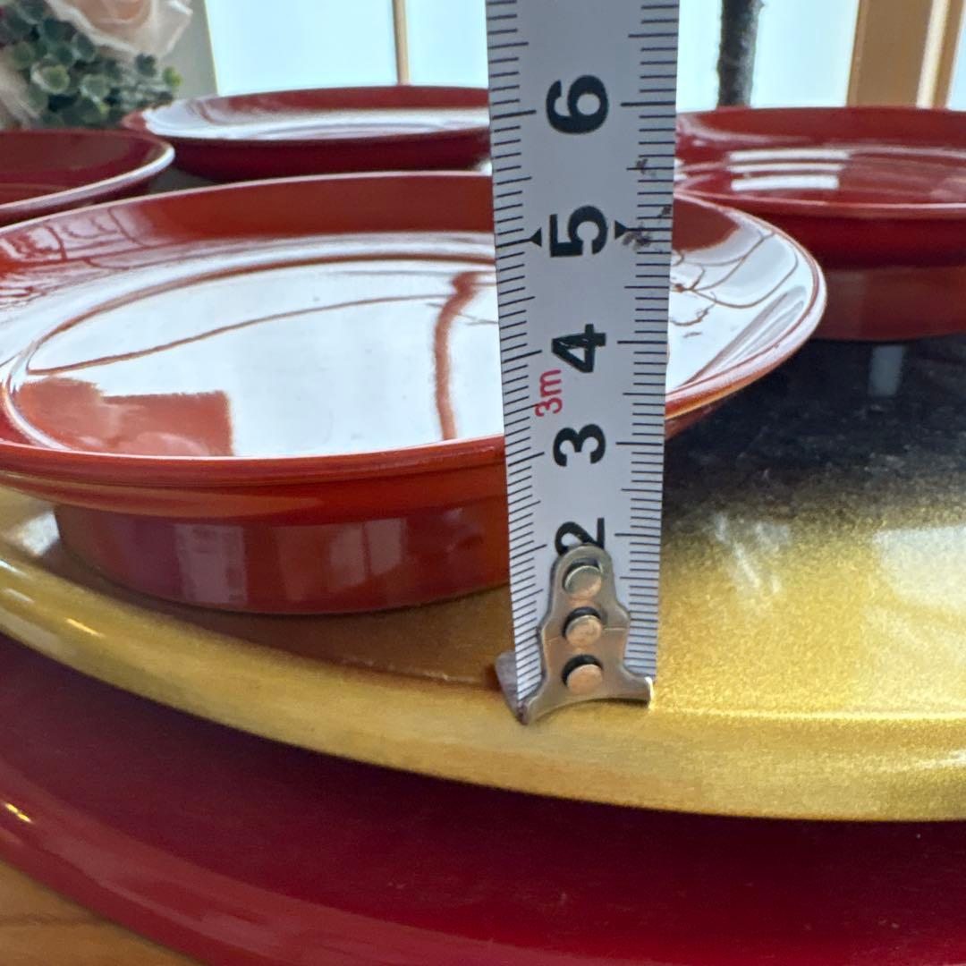 春慶塗り・椿皿