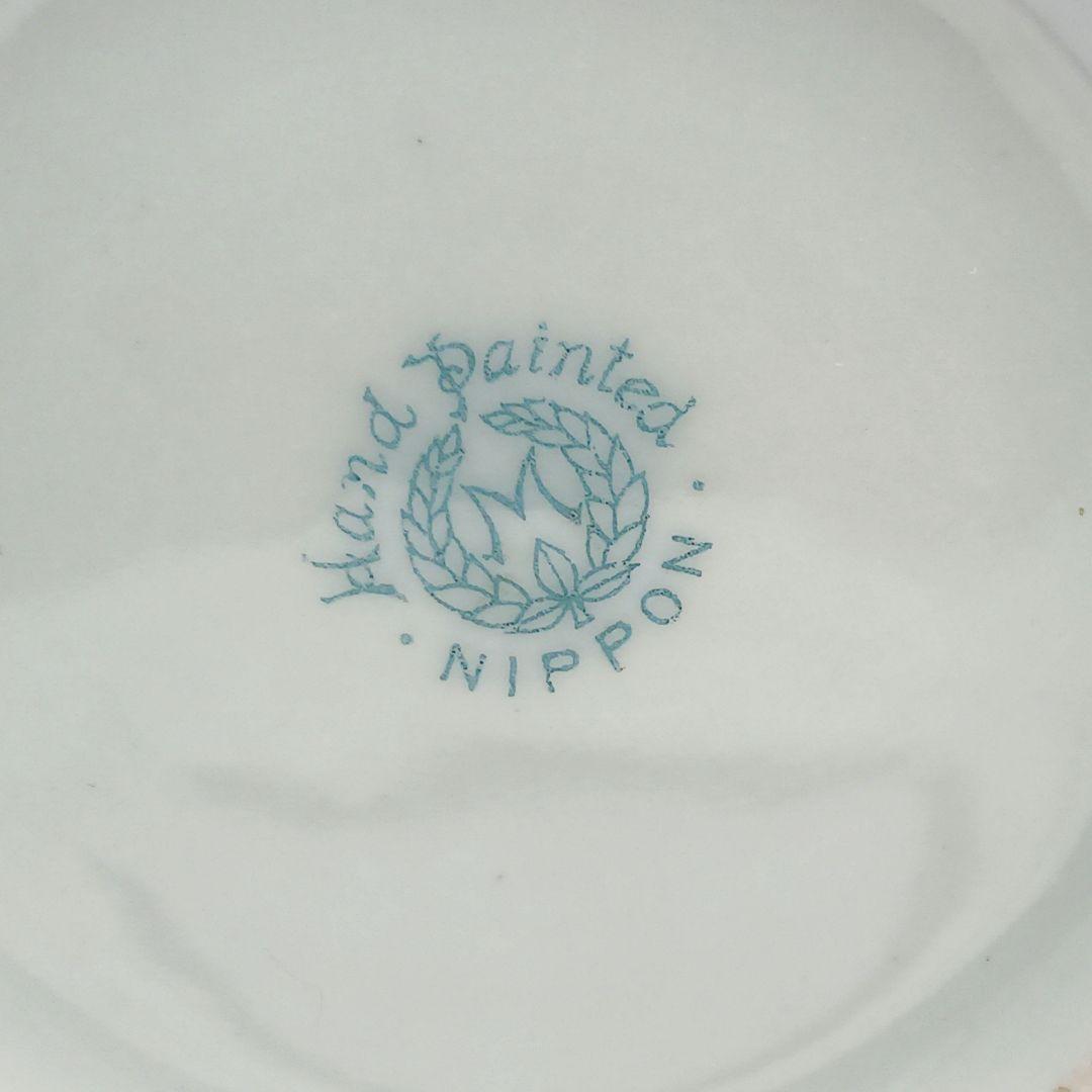 Y3036-2 オールドノリタケ ハンドペイント 薔薇 花瓶 高さ22㎝　　L