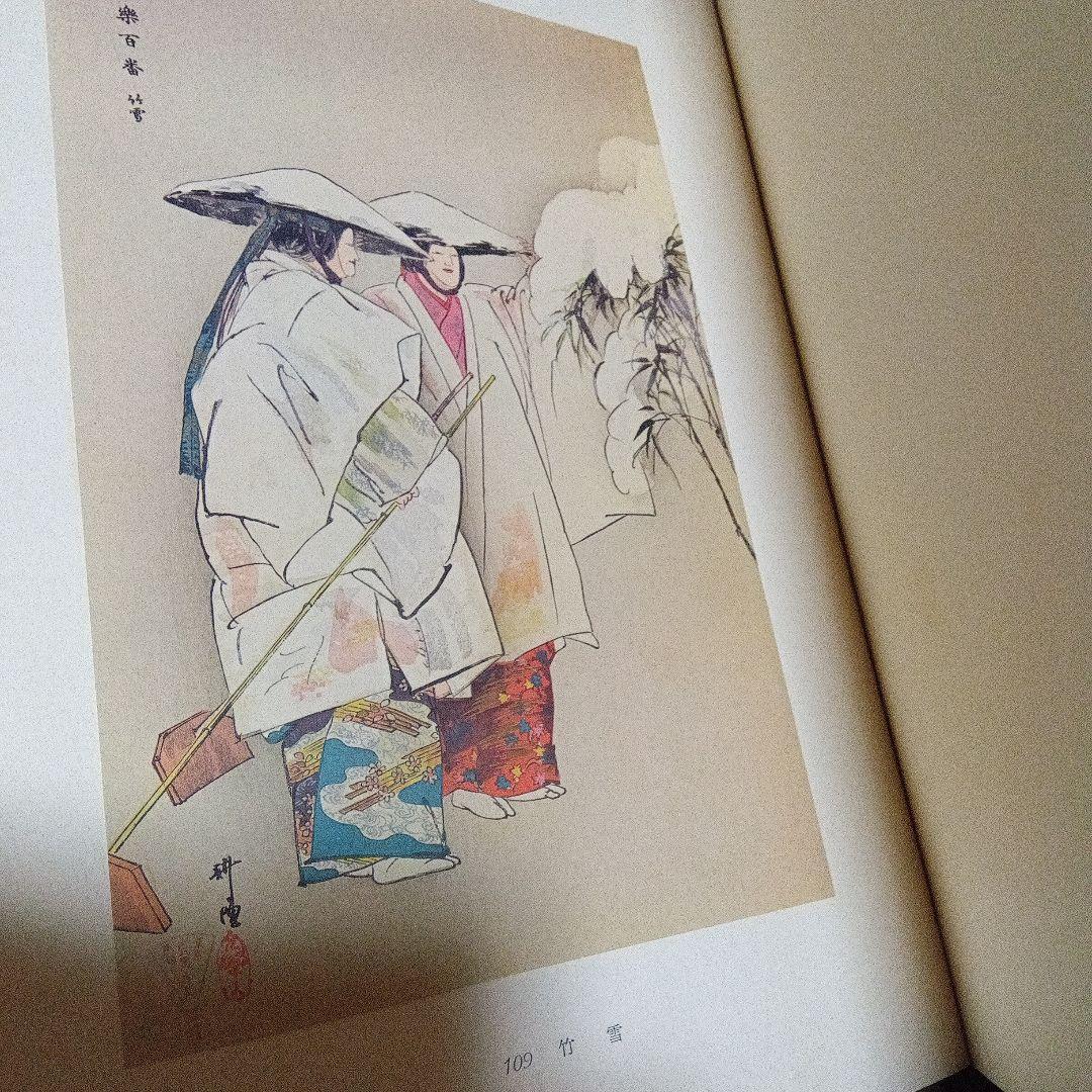 m*5様 能楽百番　月岡耕漁　復刻版　猿楽　能面　三冊セット　フジアート　限定