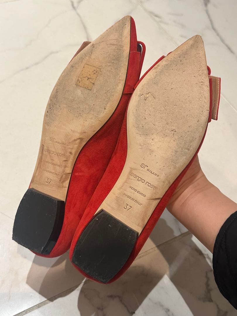 【美品】セルジオロッシ フラットシューズ　サイズ37