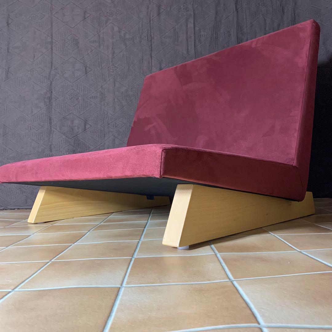 【美品】フランネル ソファ ペンタ900 座椅子 一人掛け ローソファ